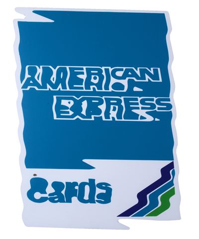 American Express, serigrafia su PVC