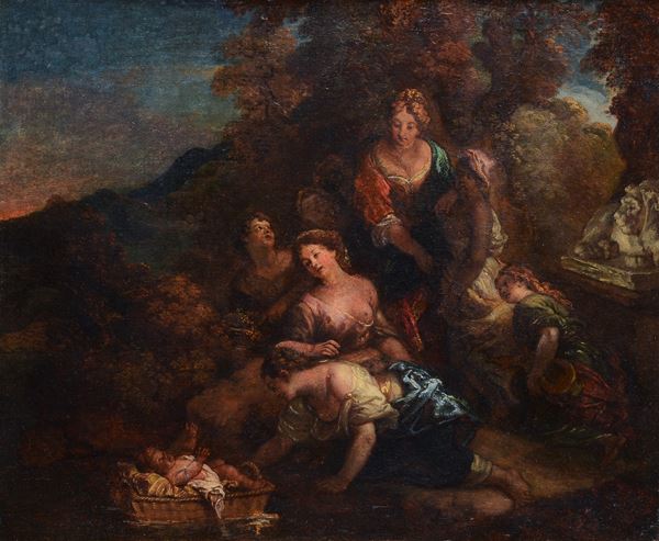 Attr. a Charles de La Fosse - Finding of Moses