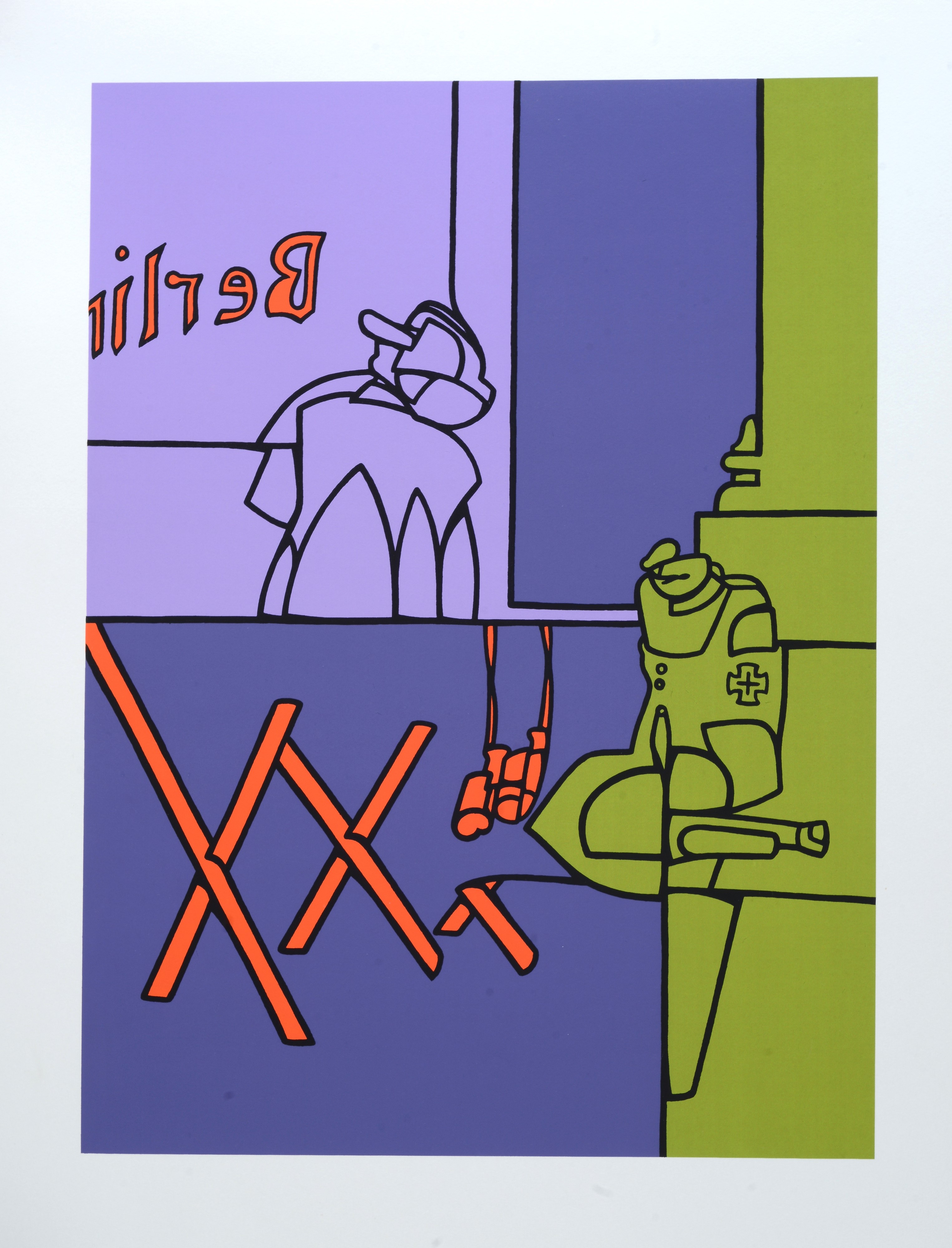 Valerio Adami - Das Reich - Serigrafia, 1974