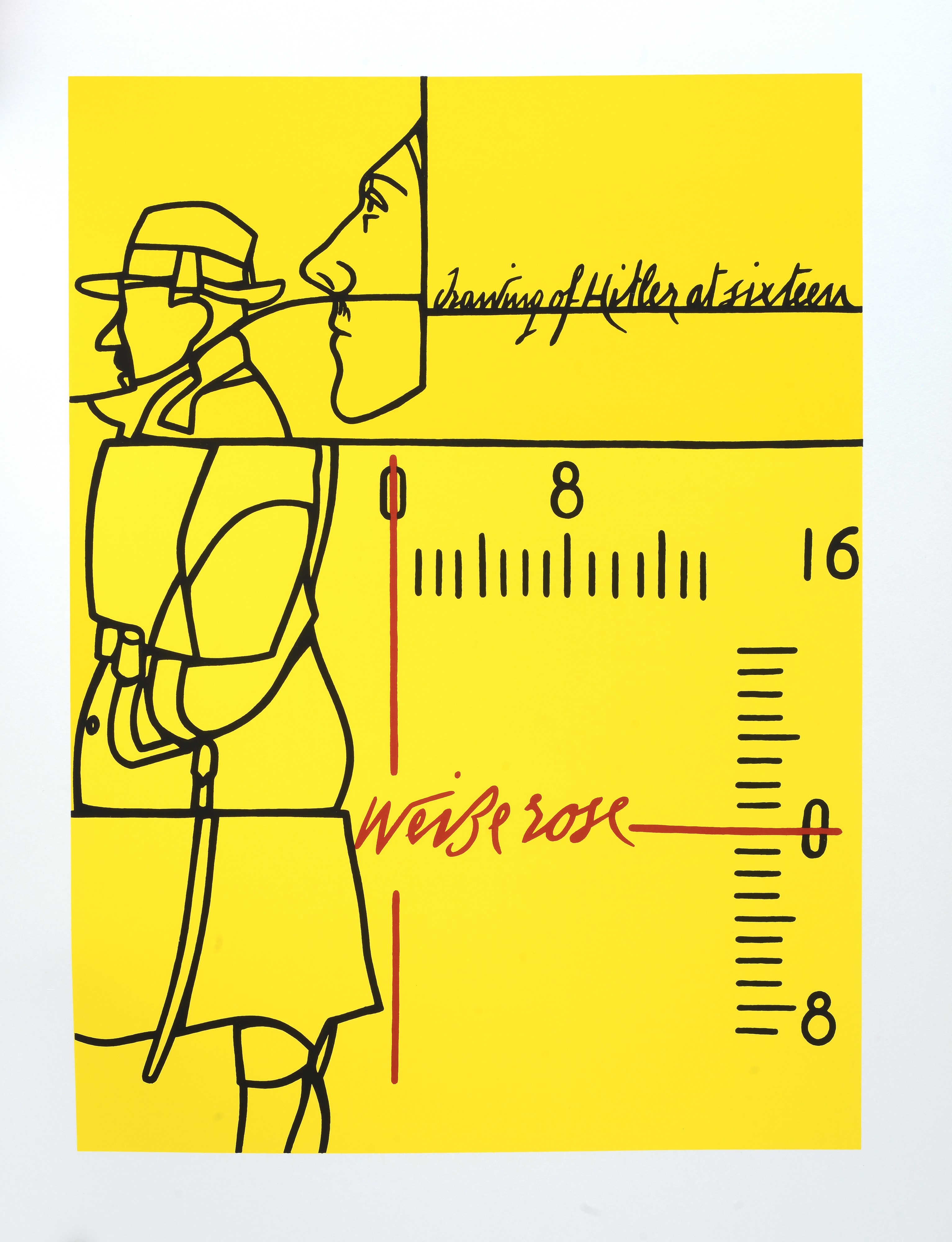 Valerio Adami - Das Reich - Serigrafia, 1974