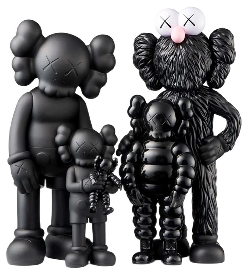 Kaws Family - Scultura in vinile verniciato - 2021