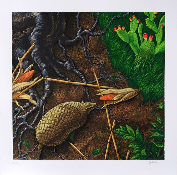 Piero Gilardi - Still Life with Armadillo