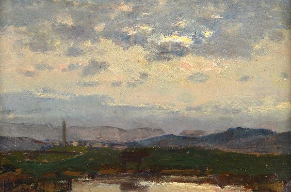 Beppe Ciardi - Landscape with horse