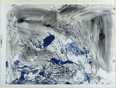 Spazio opposto n. 23, Monotipo su carta, 57x75 cm