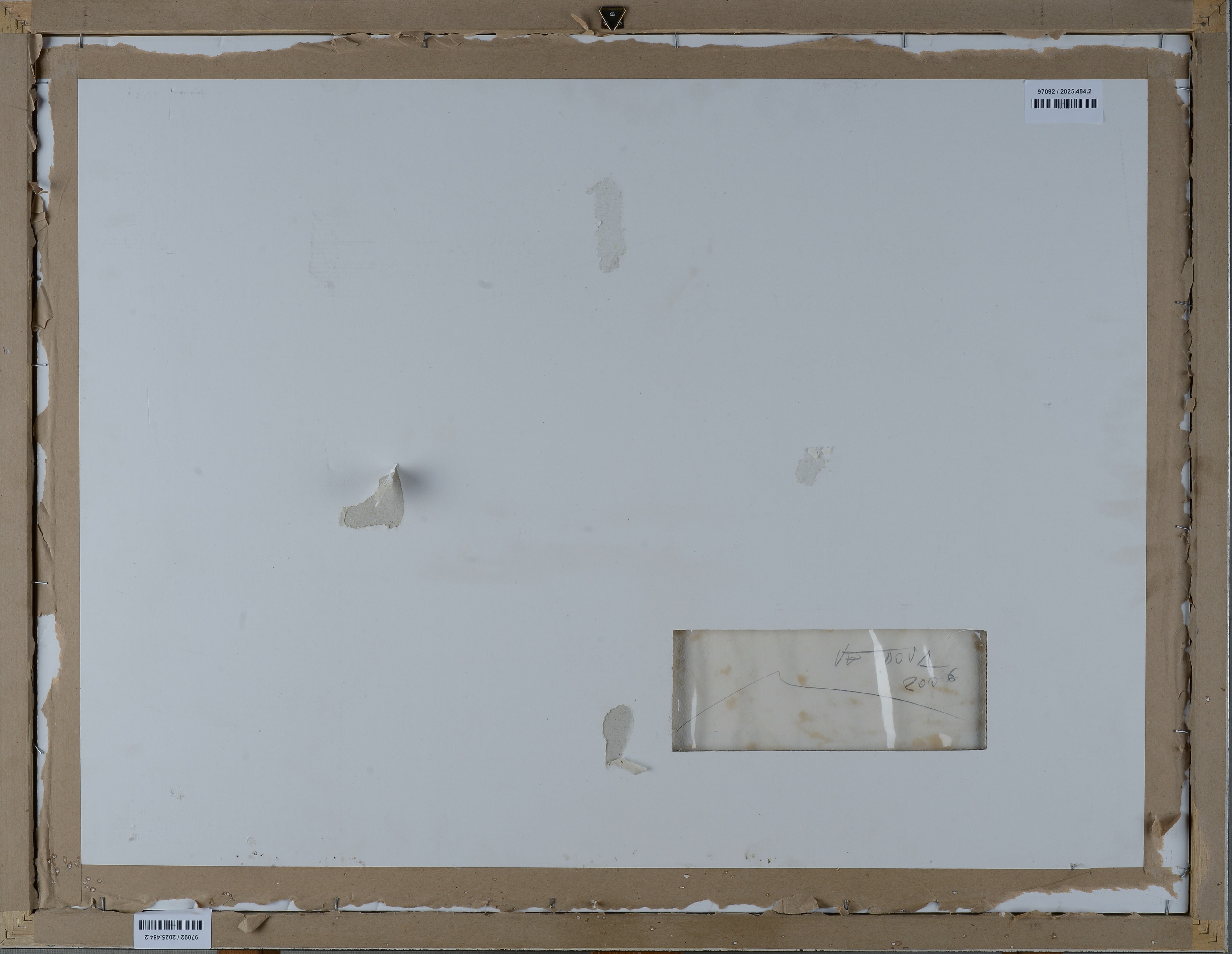Emilio Vedova - Spazio opposto n. 23, Monotipo su carta, 57x75 cm