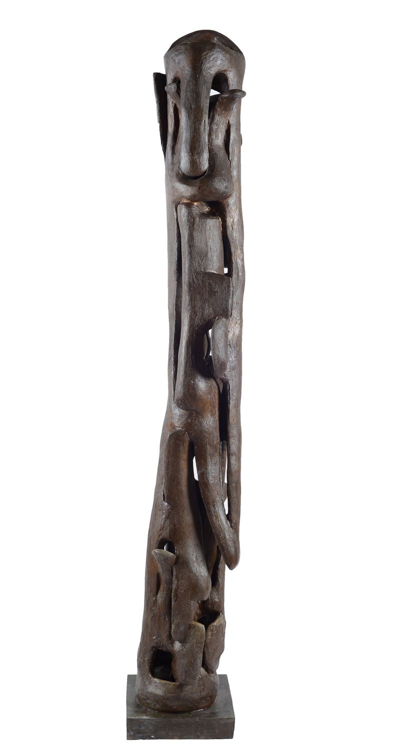 Mirko Basaldella - Totem, scultura in bronzo, 1957, es. 2/3