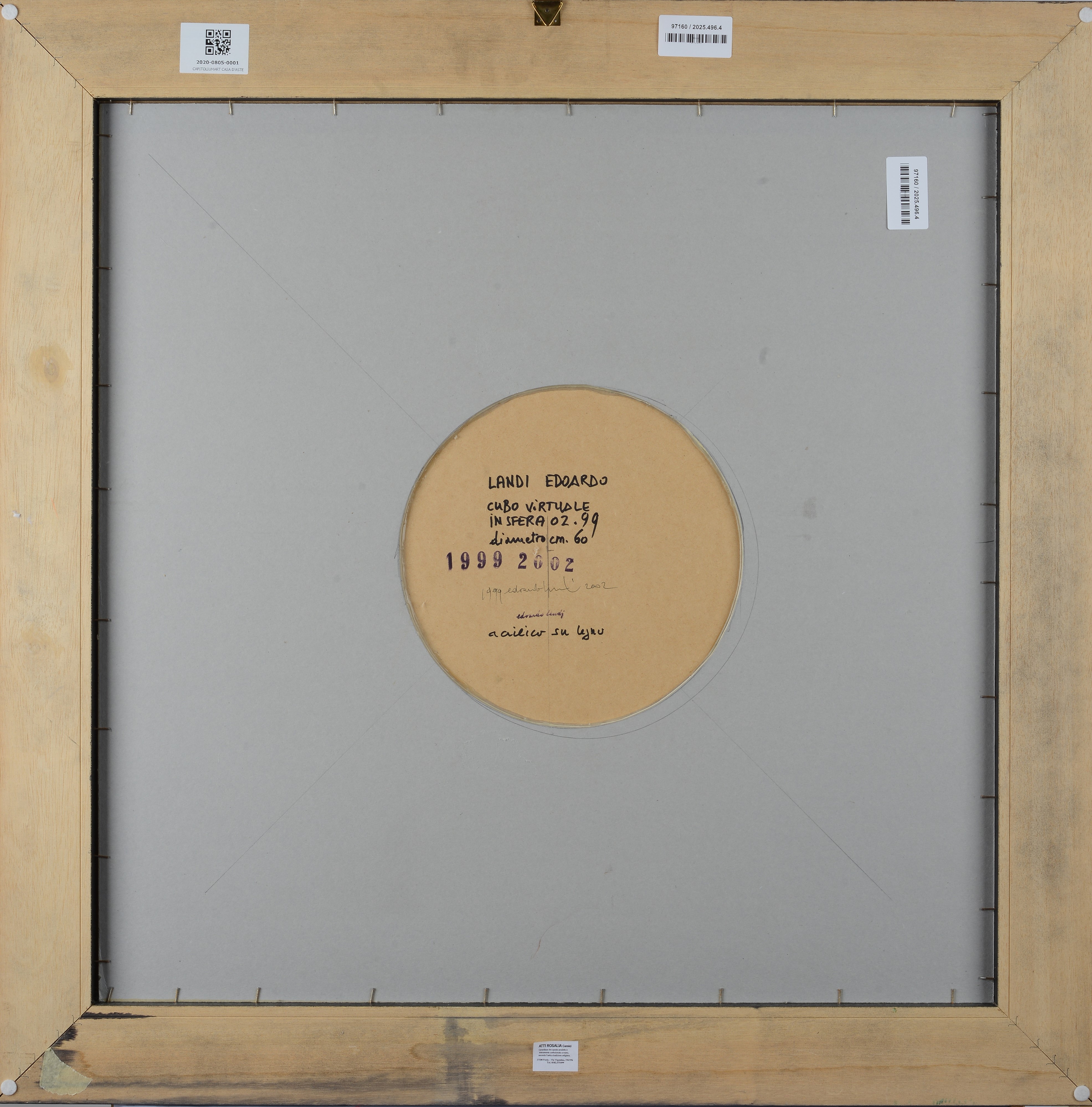 Edoardo Landi - Cubo Virtuale in Sfera