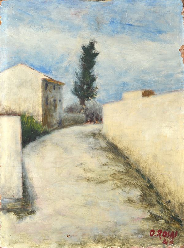 Ottone Rosai - Suburban road