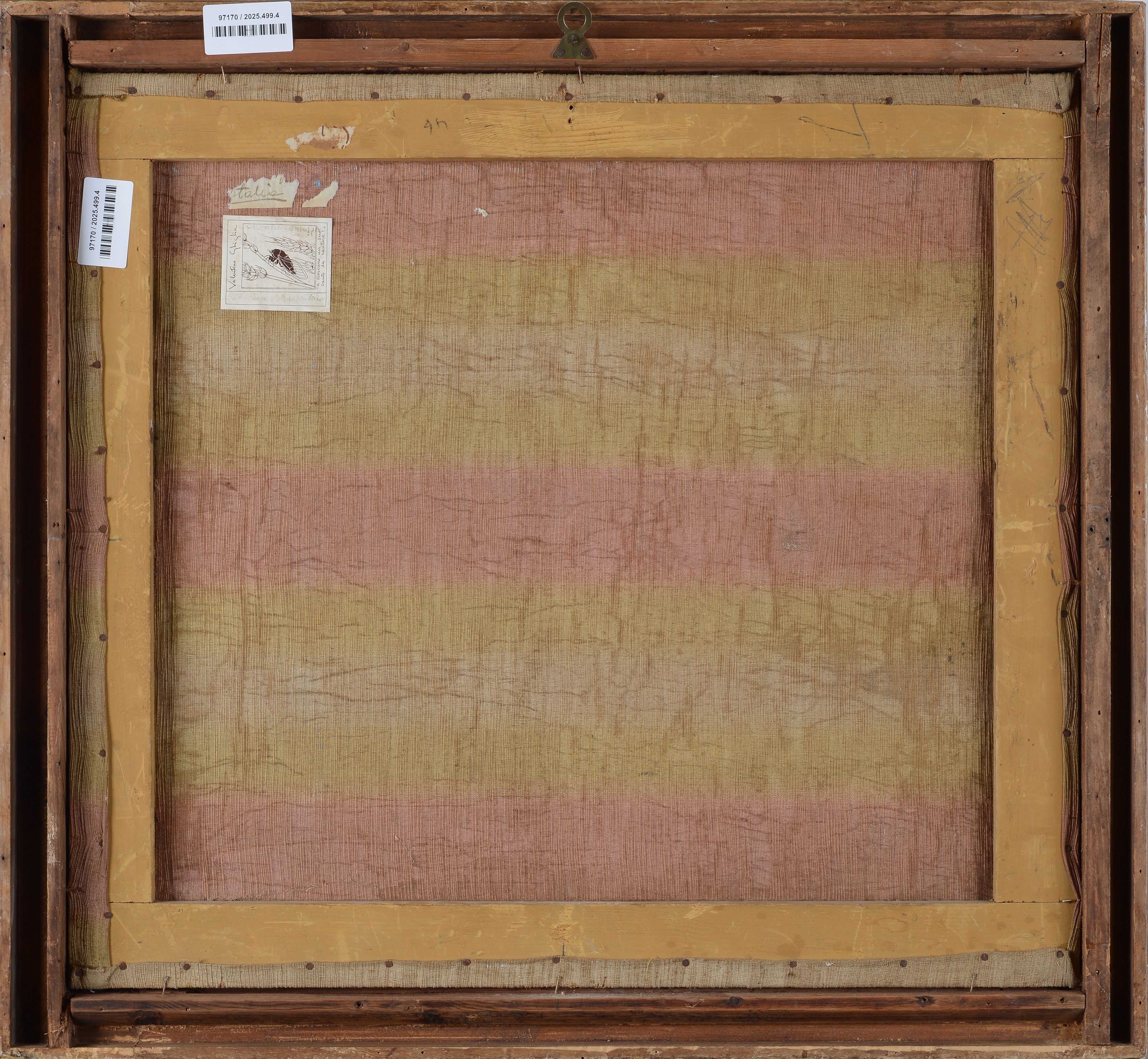 Strada di paese con figure