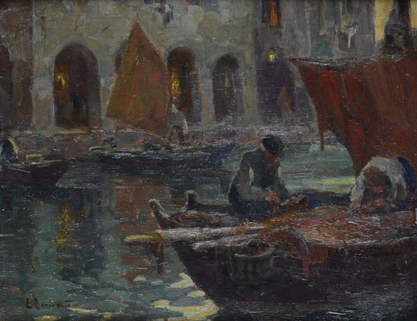 Eugenio Bonivento - Evening in Chioggia