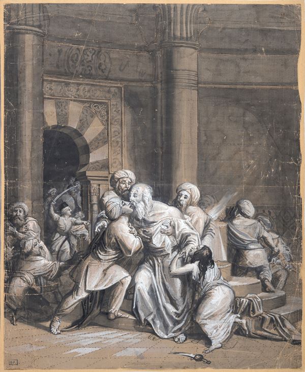 Scuola Francese, inizi XIX sec. - Death of Sardanapalus