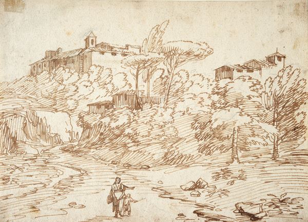 Scuola Italia Centrale, XVII - XVIII sec. - Landscape 