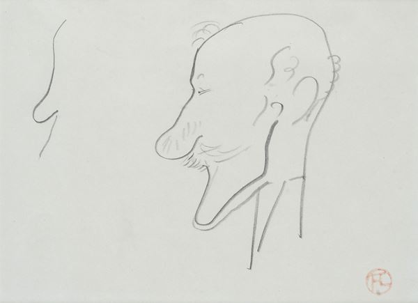 Henry de Toulouse Lautrec - Caricature profile