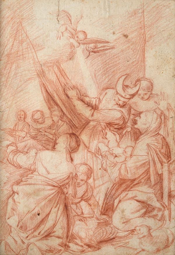 Scuola Italia Settentrionale, XVII - XVIII sec. - Birth of John the Baptist (by Pietro Liberi)