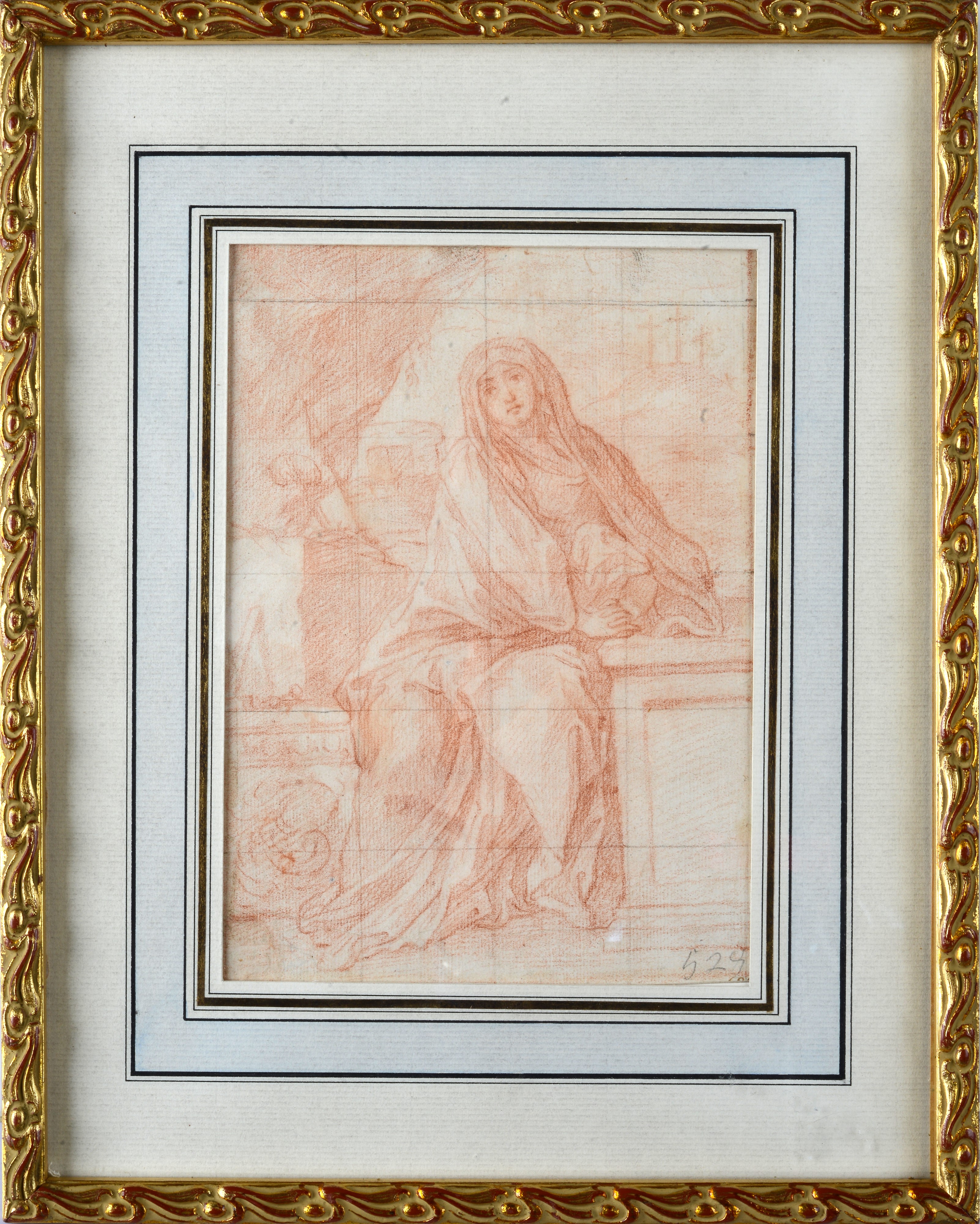 Studio per Mater Dolorosa con Golgota sullo sfondo