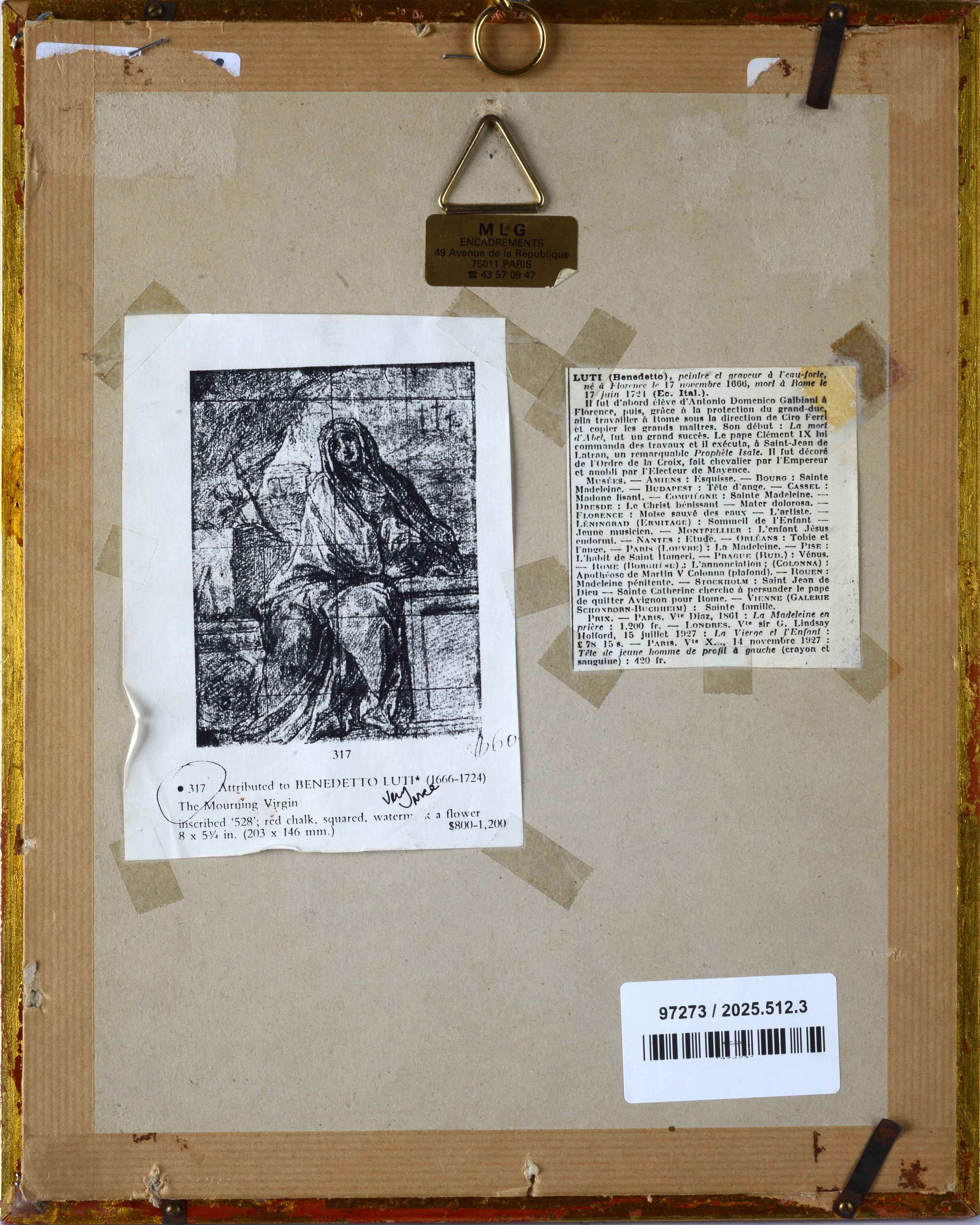 Studio per Mater Dolorosa con Golgota sullo sfondo