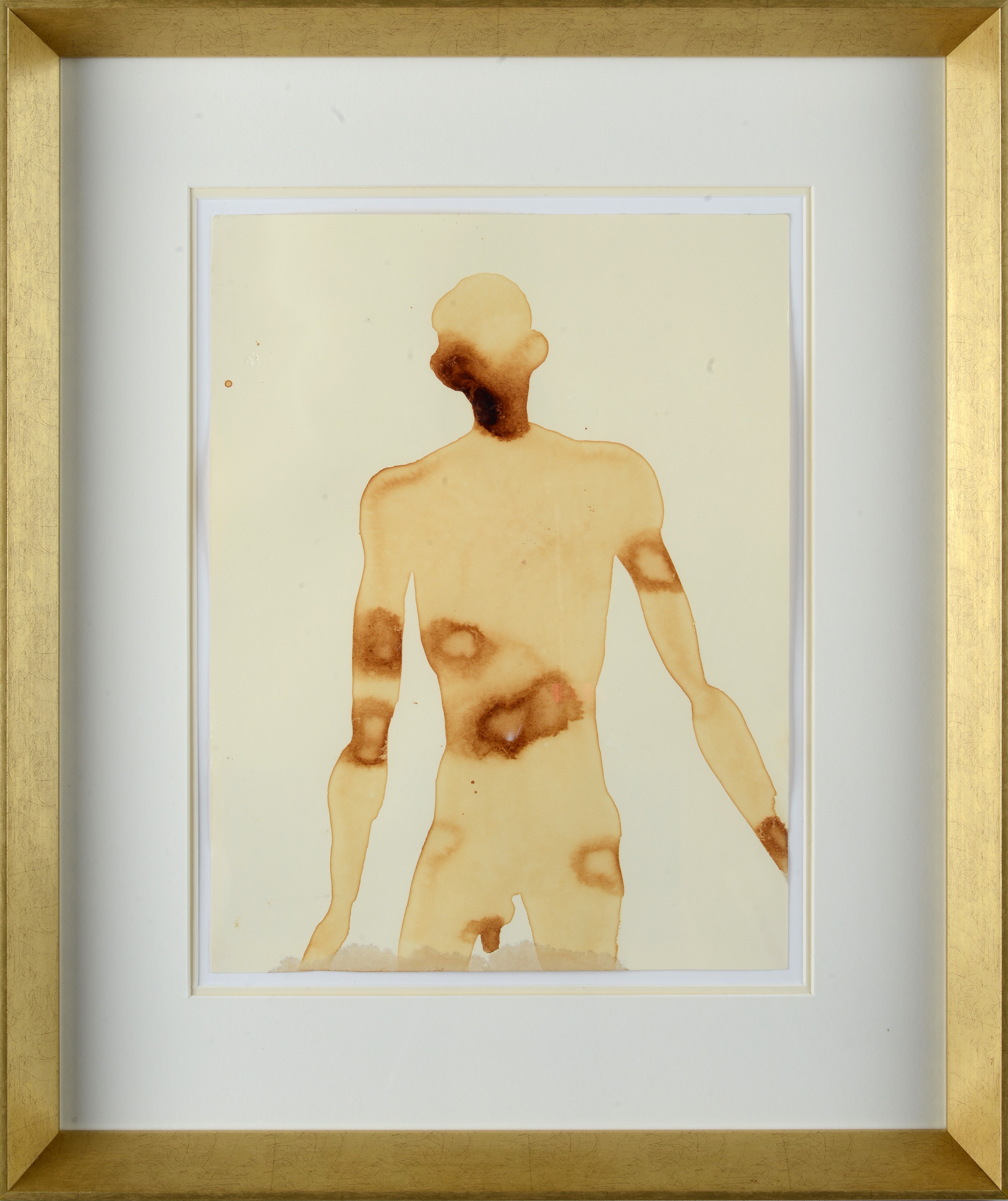 Antony Gormley - Lost Subject (Mensch), tecnica mista su carta