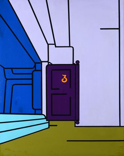 Gate n. 3, acrilico su tela