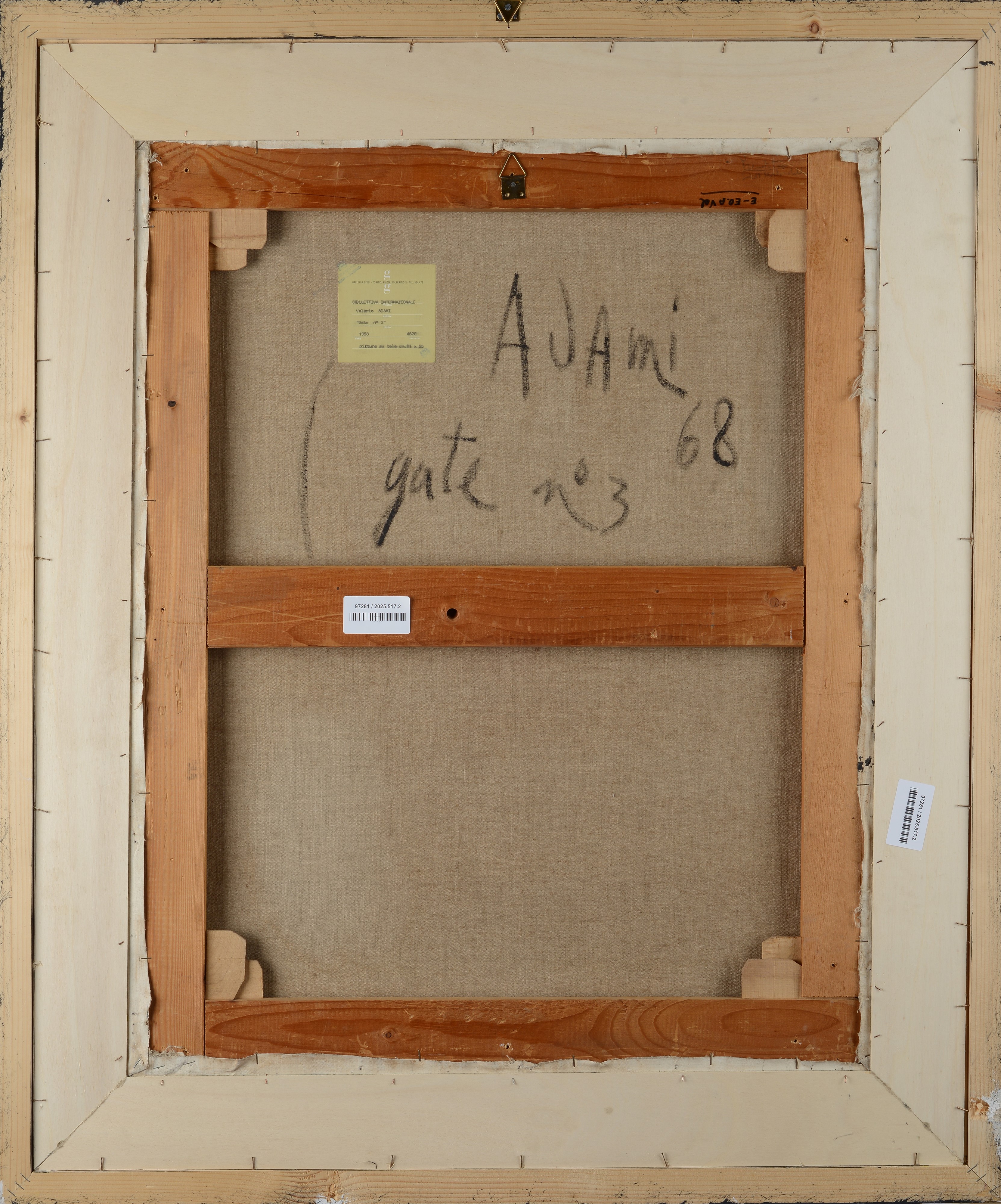 Valerio Adami - Gate n. 3, acrilico su tela
