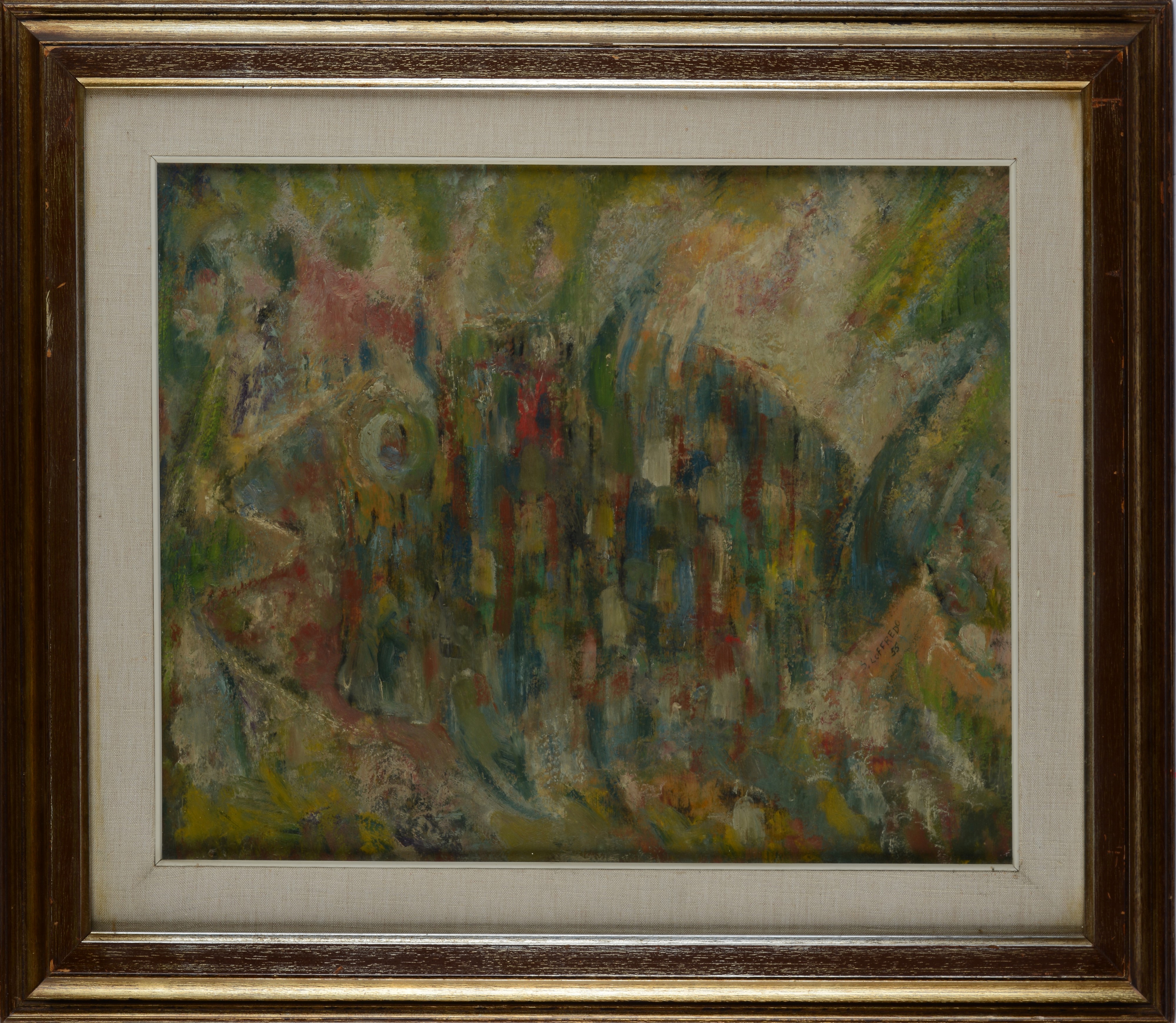 Silvio Loffredo - Pesce - olio su tavola