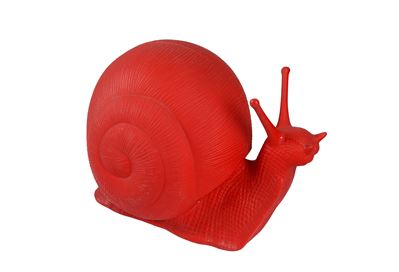 Chiocciola - Multiplo in plastica rossa
