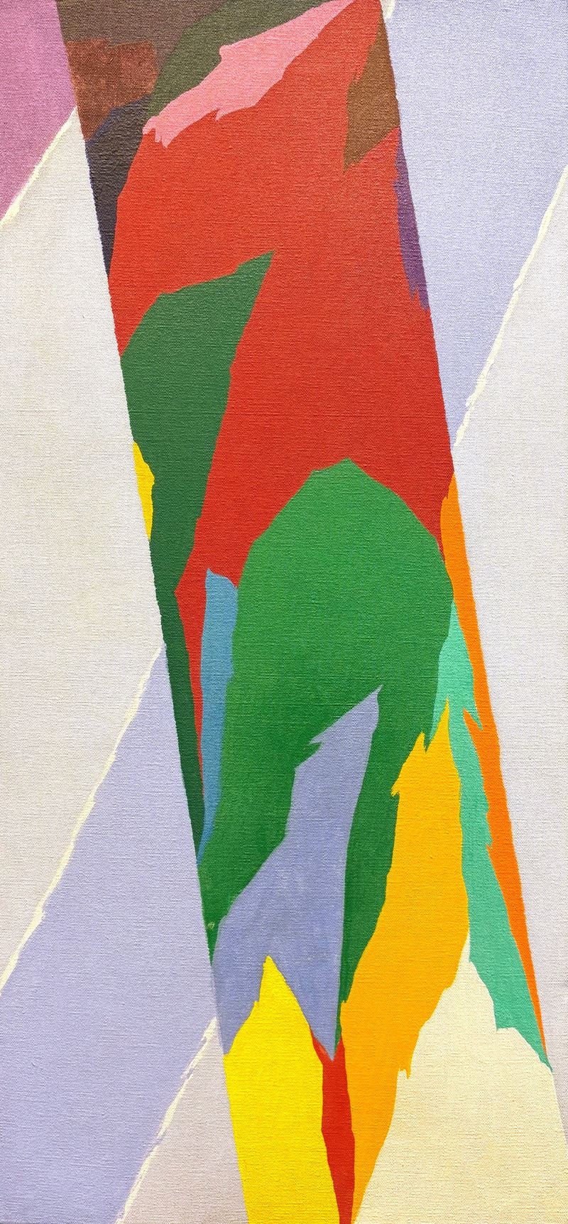 Piero Dorazio - Brother III, olio su tela, 1970
