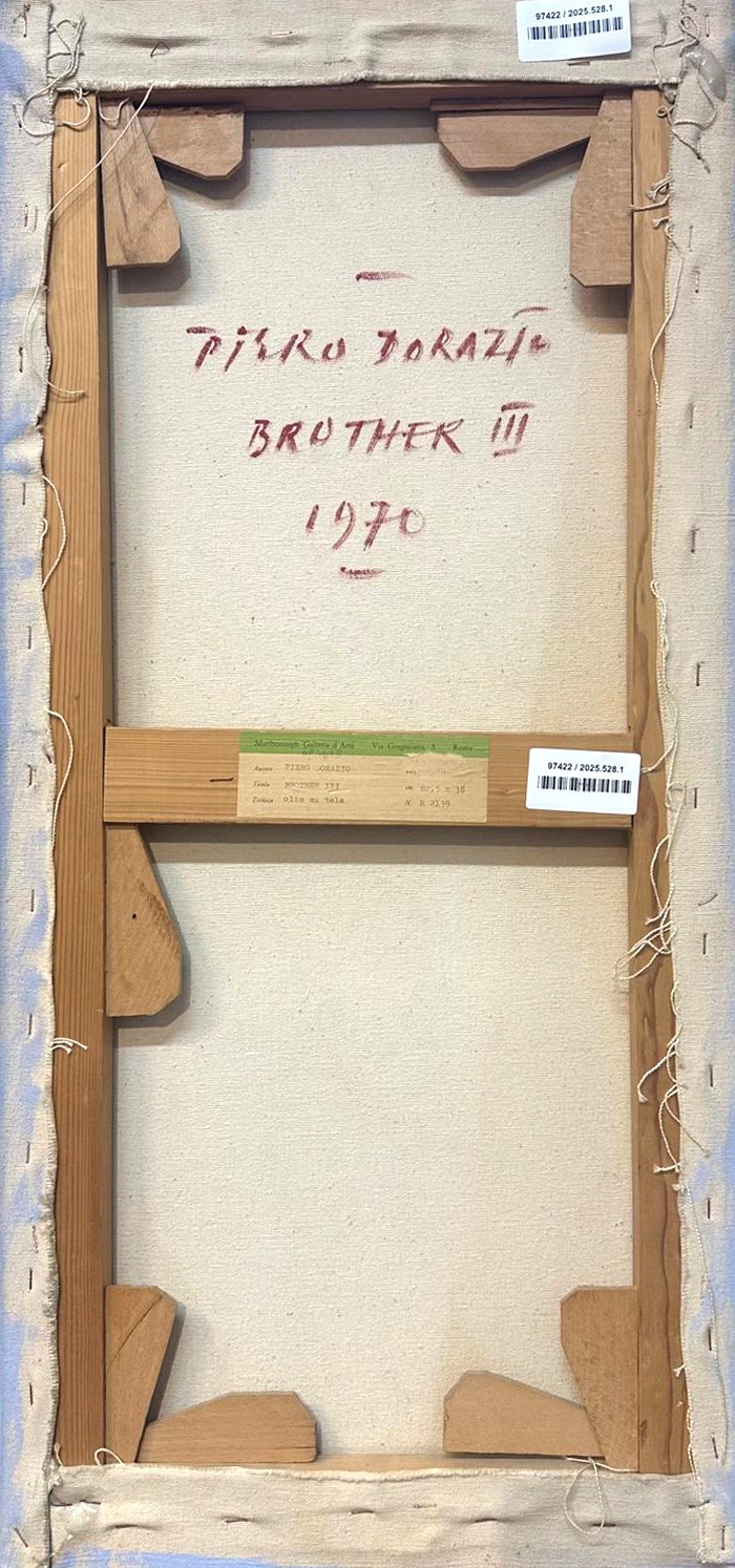 Piero Dorazio - Brother III, olio su tela, 1970