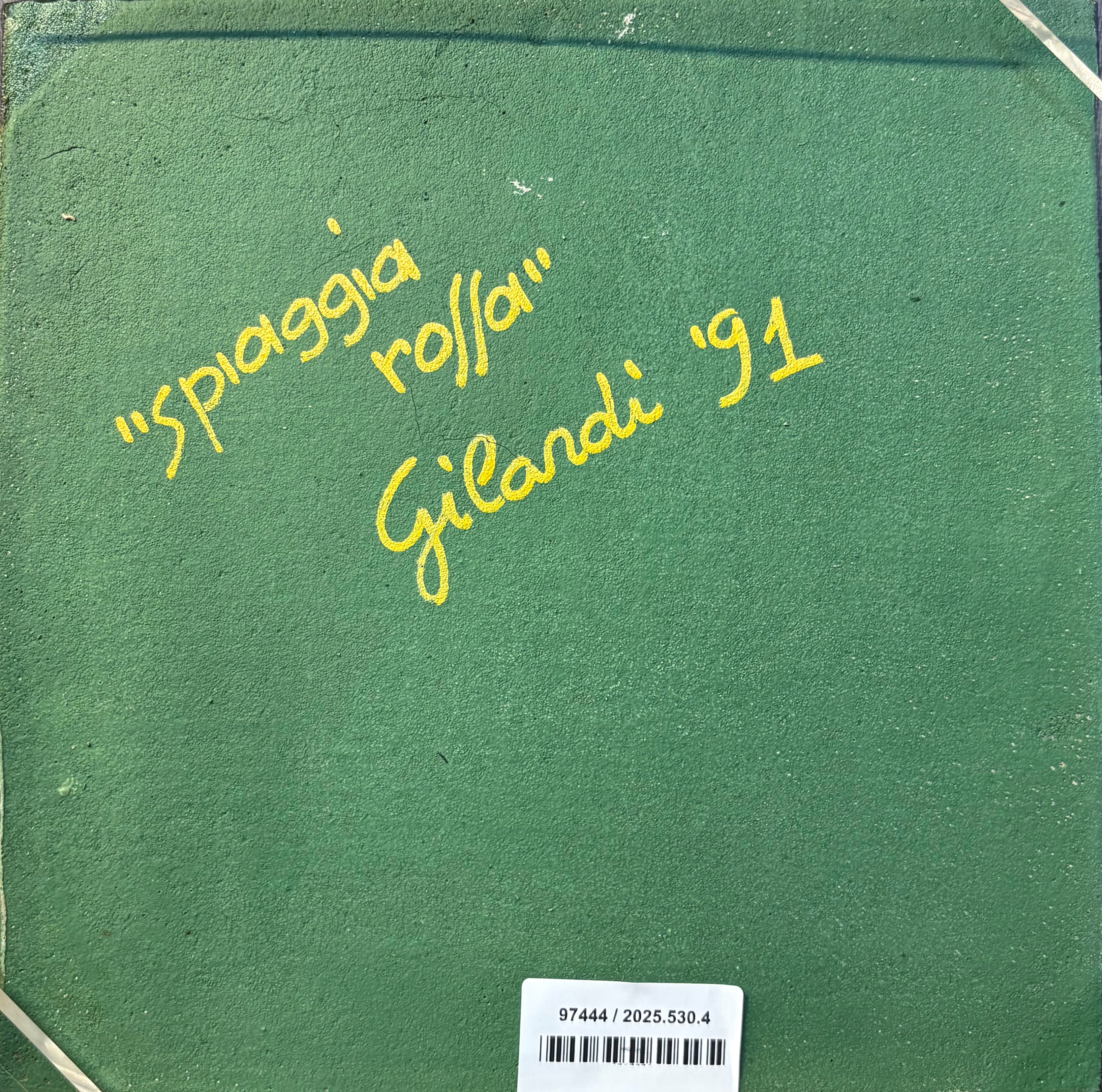 Piero Gilardi - Spiaggia rossa, poliuretano espanso