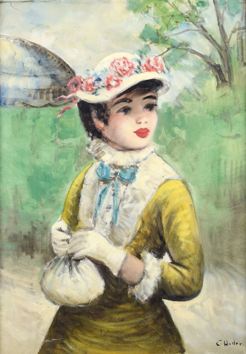 Signora con cappello