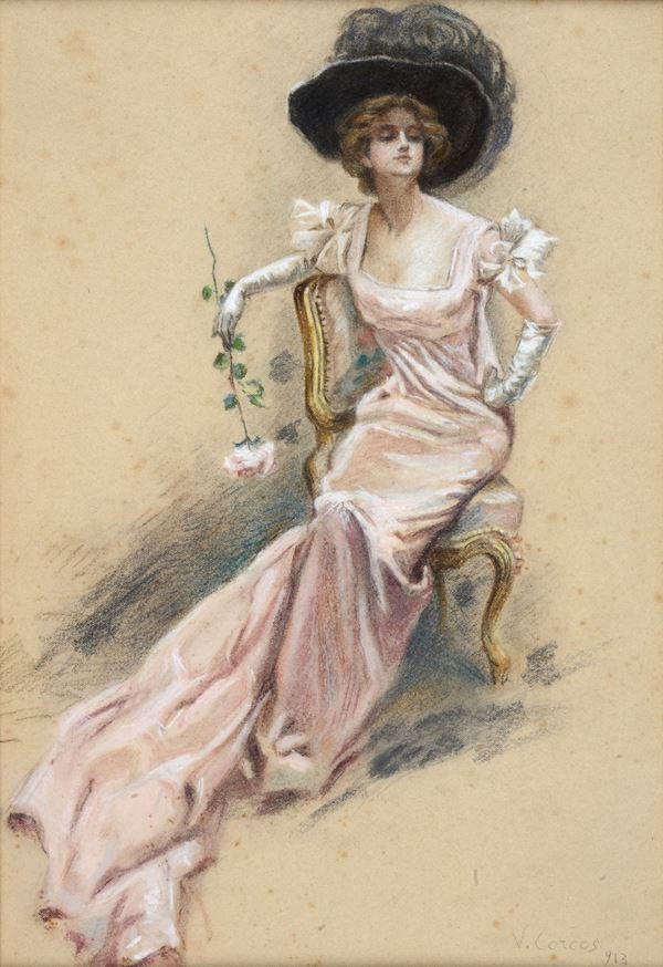 Vittorio Corcos - Portrait of a Lady