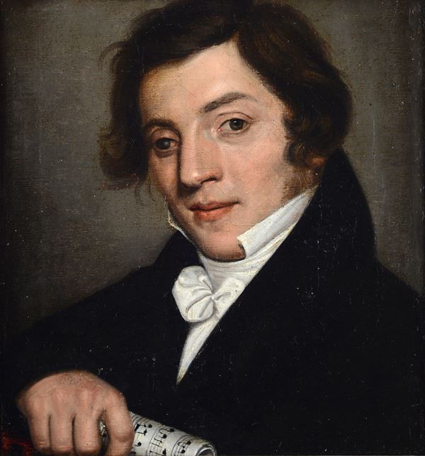 Anonimo, XIX sec. - Portrait of the composer Giovanni Pacini