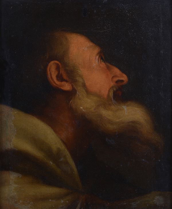 Anonimo, XIX sec. - Old man's head (Prophet?)