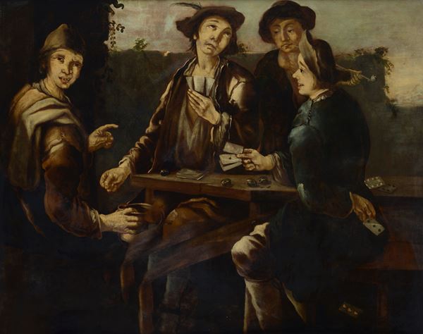 Cerchia di Giacomo Francesco Cipper - At the inn