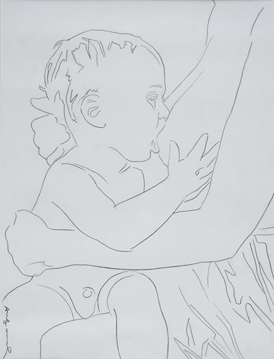 Senza titolo (Matita su carta, 1966)