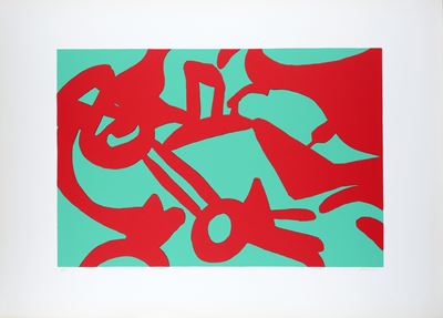 Rosso Verde - Serigrafia 1985