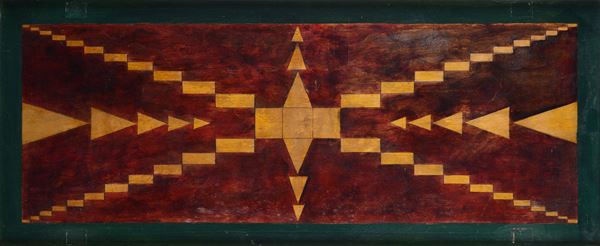 Giacomo Balla - Futurist composition (Bar cabinet base with decoration)