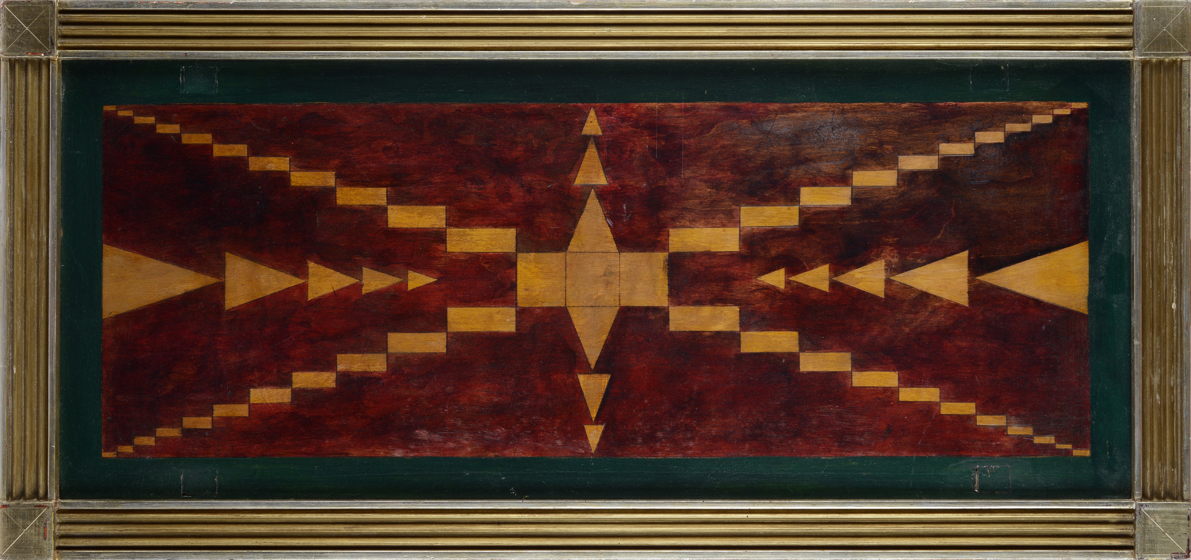 Giacomo Balla - Composizione Futurista (base del Mobiletto Bar con Decorazione)