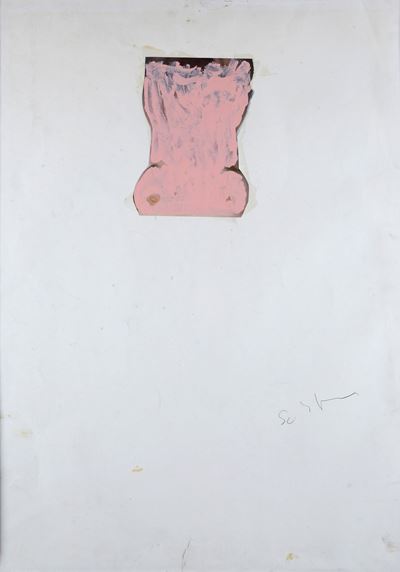 Senza titolo, Tecnica mista su carta