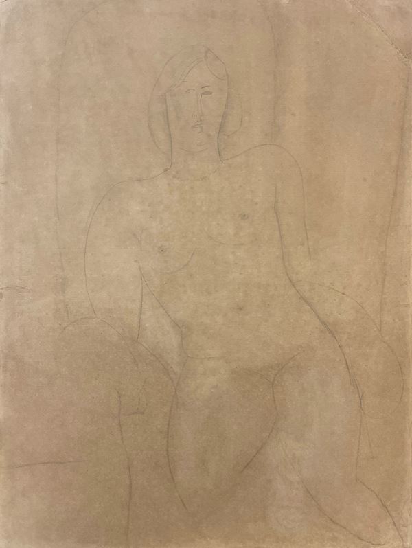Amedeo Modigliani - Nu dans un fauteuil