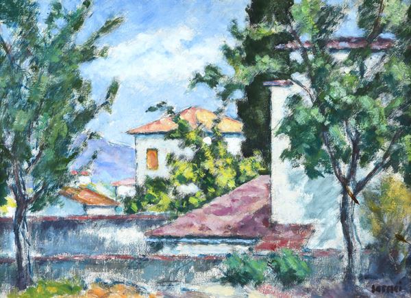 Ardengo Soffici - Houses on the hill