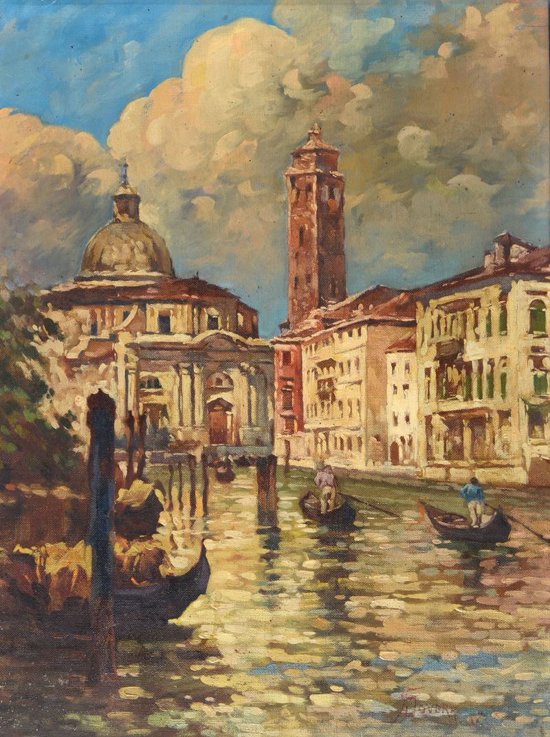Veduta della chiesa di San Geremia e Santa Lucia a Venezia