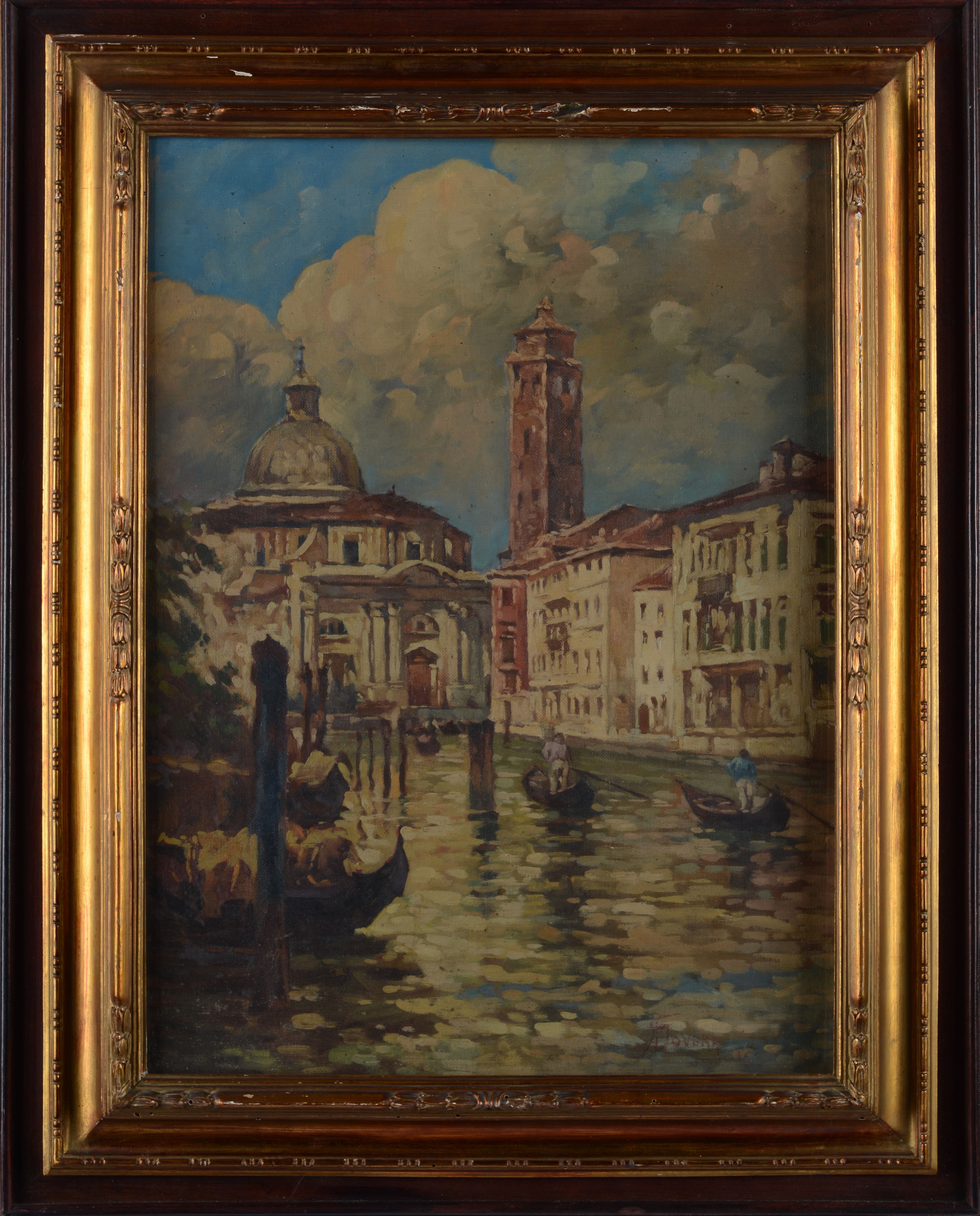 Veduta della chiesa di San Geremia e Santa Lucia a Venezia