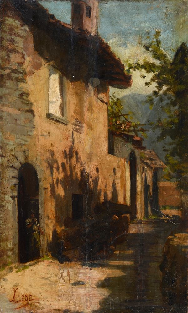 Attr. a Silvestro Lega - Country road