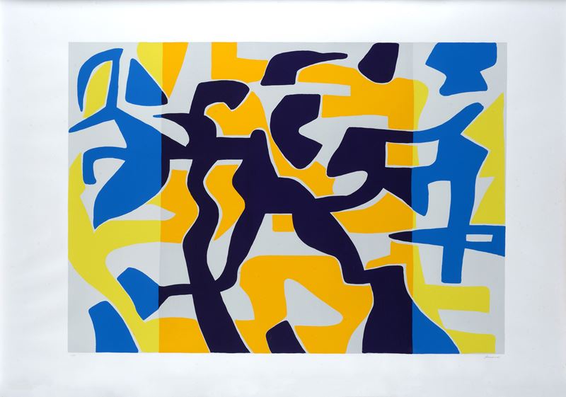 Carla Accardi - Senza titolo, serigrafia, 1000x1400 mm, es. 31/99