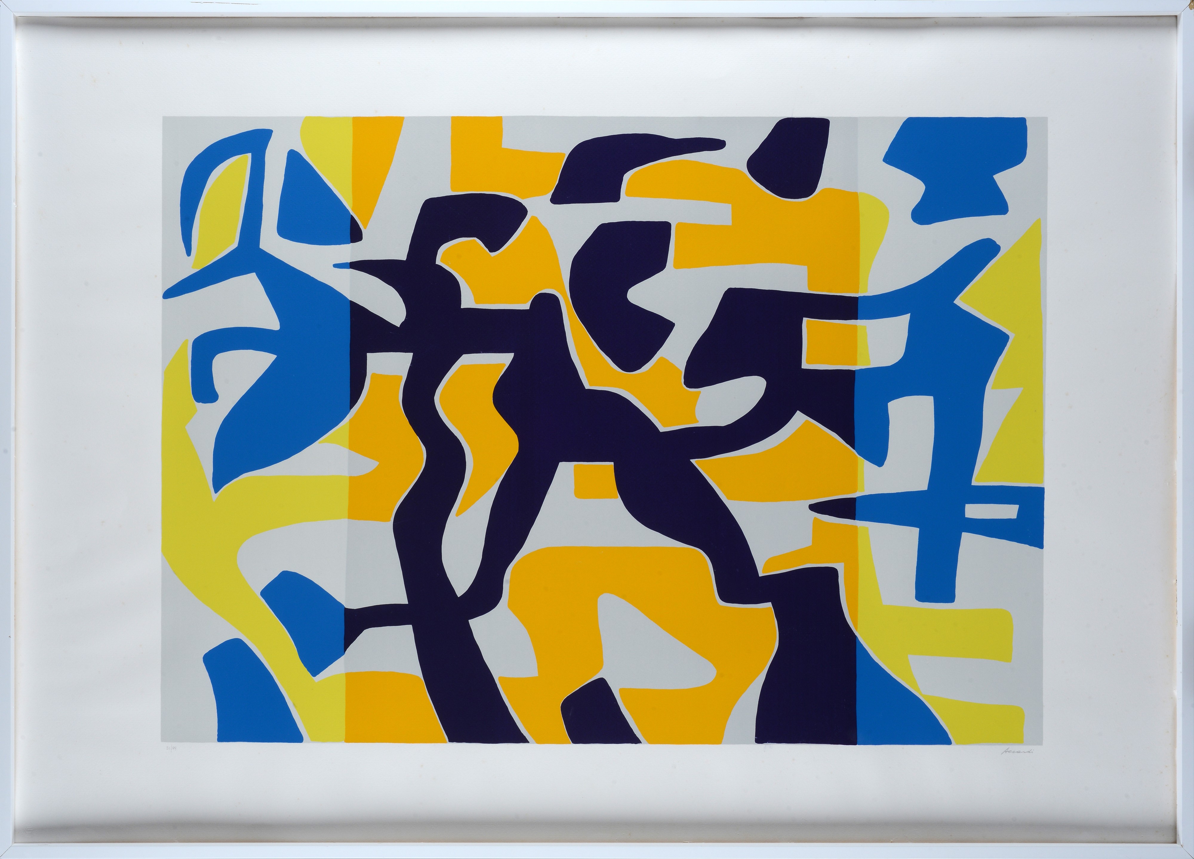 Carla Accardi - Senza titolo, serigrafia, 1000x1400 mm, es. 31/99
