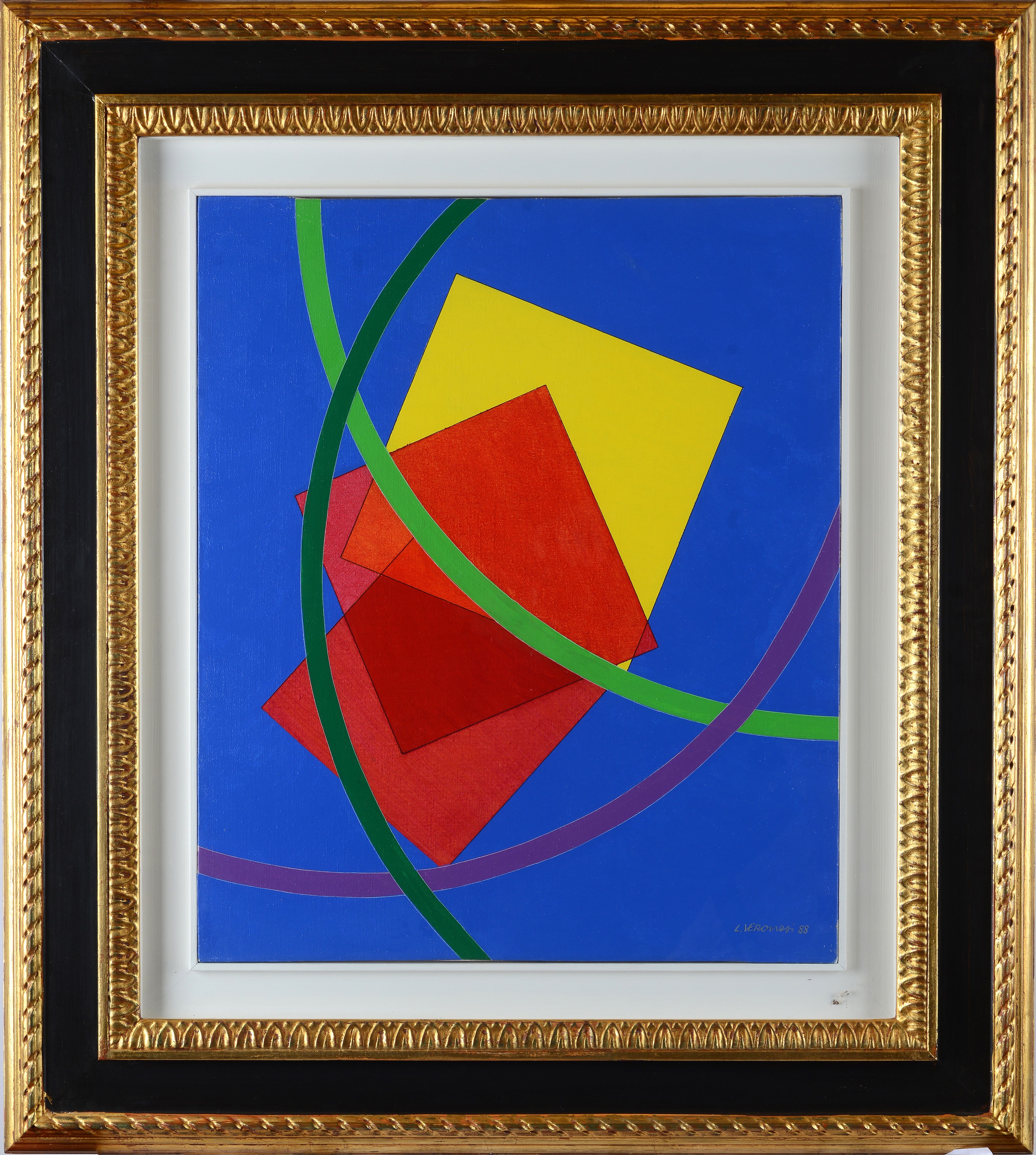 Luigi Veronesi - Costruzione TS12, olio su tela