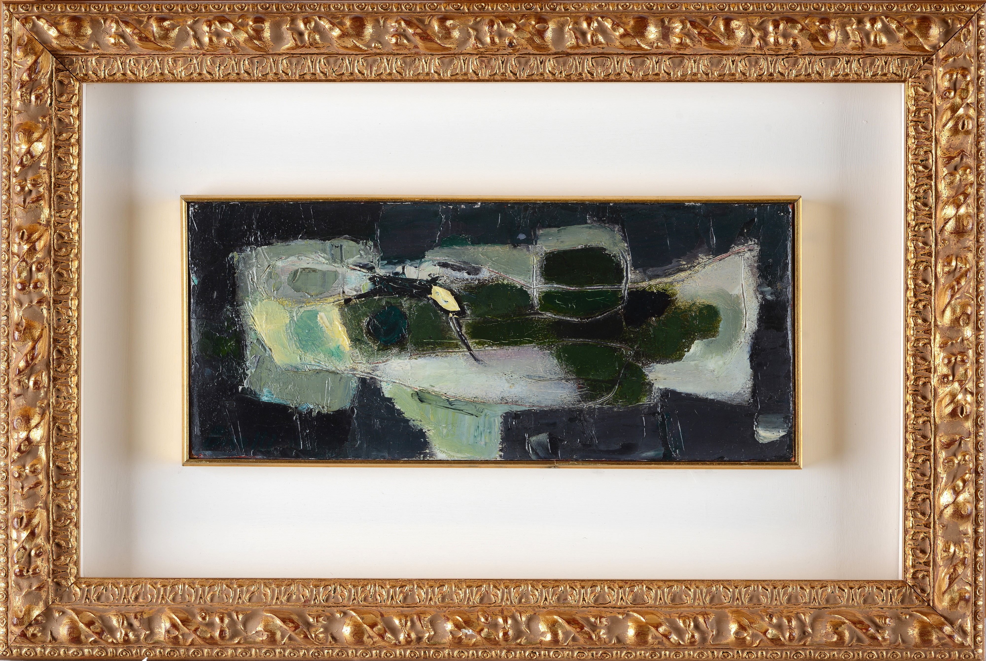 Renato Birolli - Composizione, olio su tela, 1957