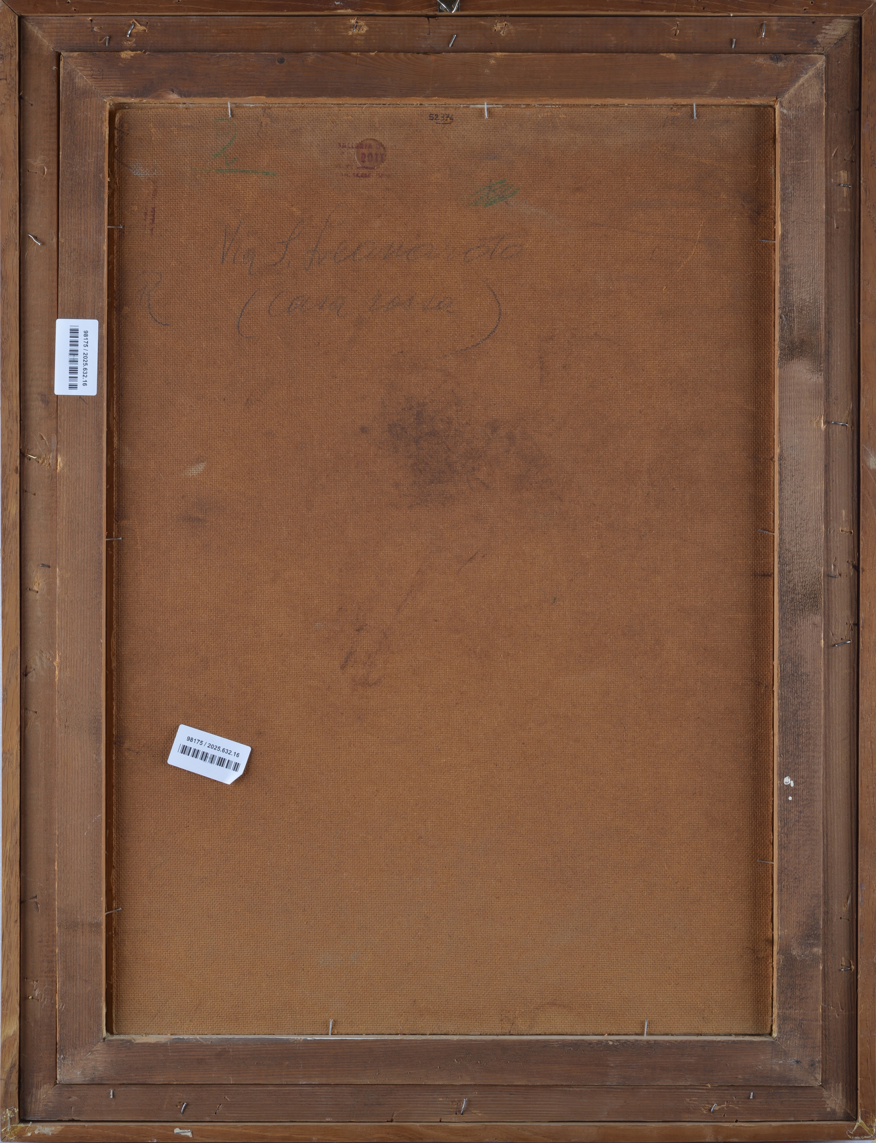 Ottone Rosai - Via San Leonardo, olio su masonite