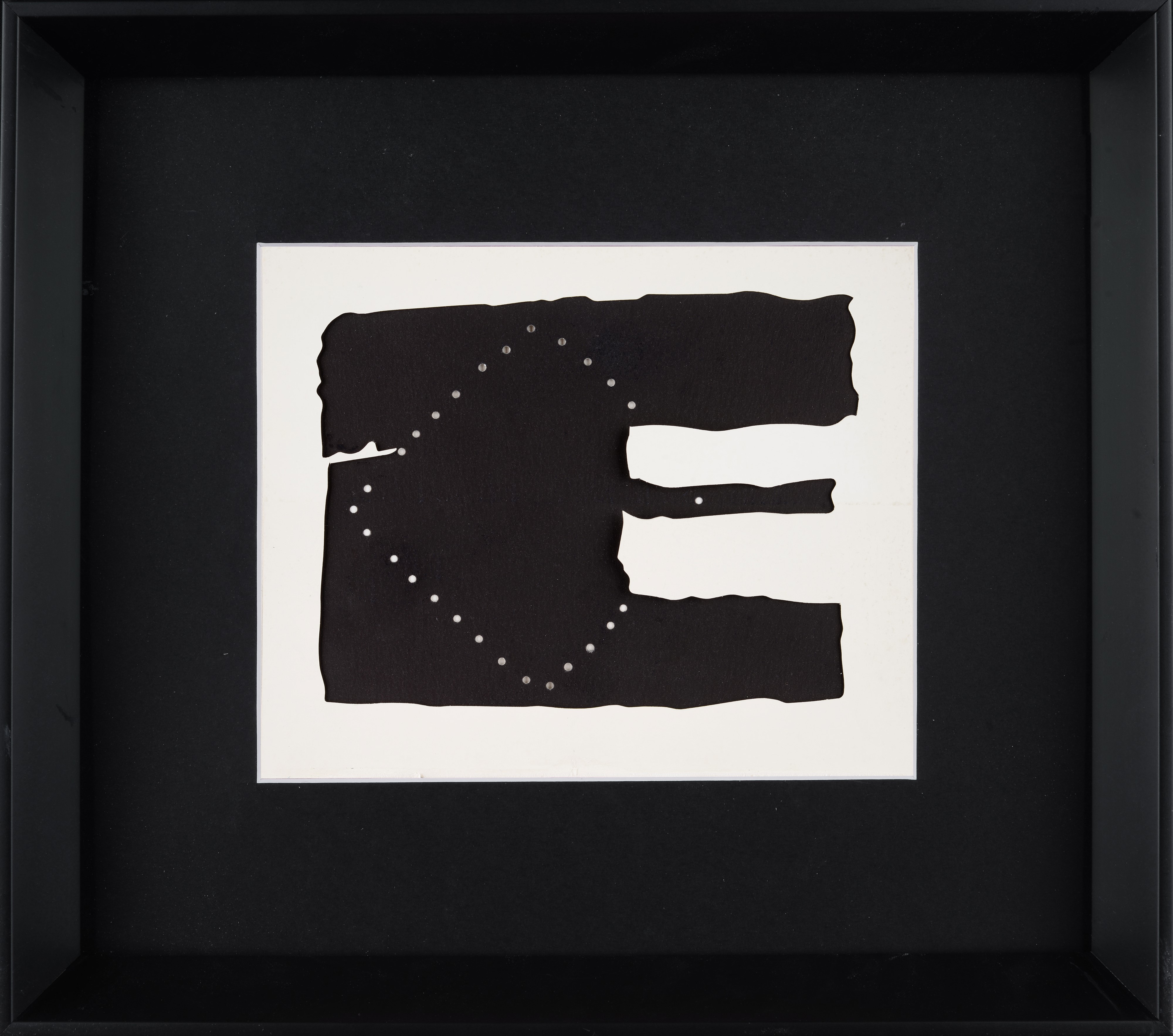 Lucio Fontana - Teatrino, serigrafia a colori, 1966