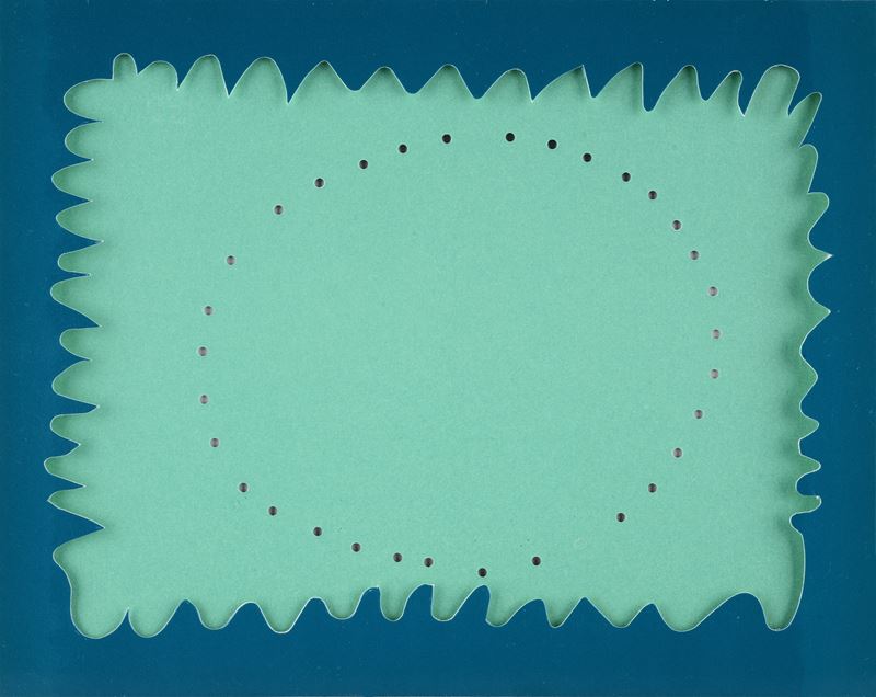 Lucio Fontana - Teatrino, serigrafia a colori